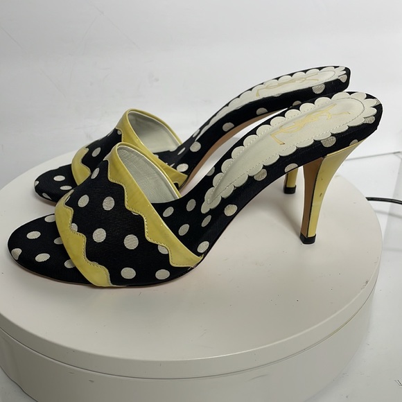 Saint Laurent vintage mules heels size EU 39 according to shoes tables US 9 - Picture 5 of 11